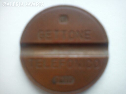 Gettone Telefonica /olasz telefonérme/