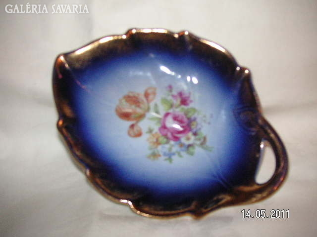Bowl, German porcelain, pm marked, very nicely gilded, 17 cm