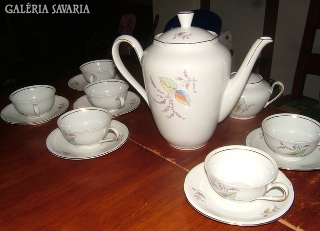 Old marked (flight marked) - rare - German tea set for 6 people