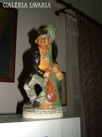 Capodimonte candle holder: gymnastic for the street lamp k