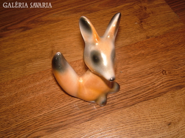 Art deco ceramic fox