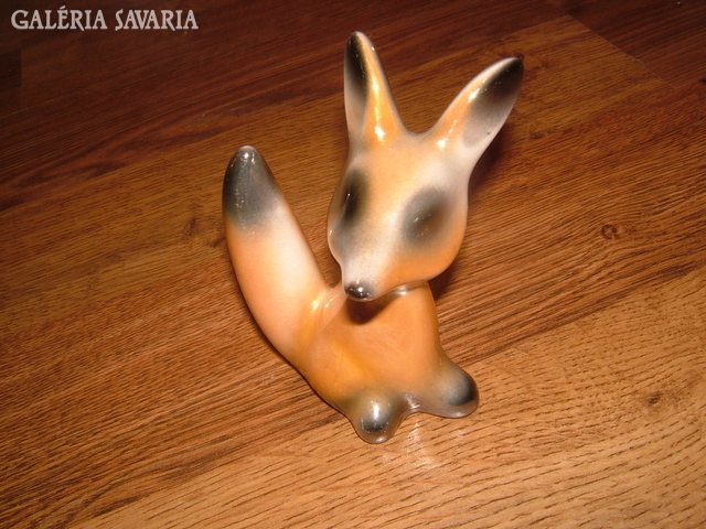 Art deco ceramic fox