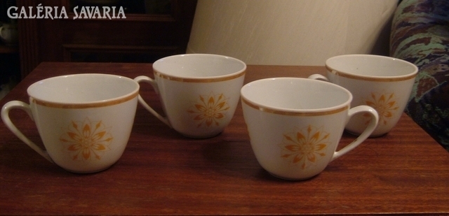 Antik zsolnay teás csészék – 4 db