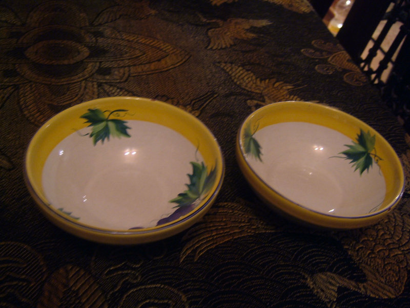 Village pottery herend - hand painted herend plates