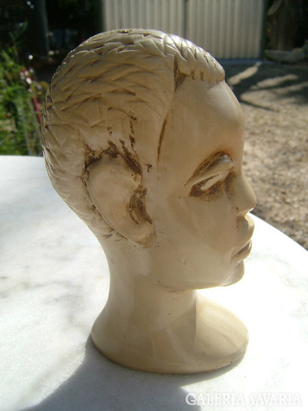 Head - old heavy plaster figure