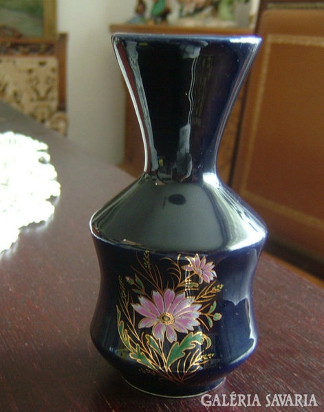Dreamy veritable blue de jour vase - cobalt picture vase
