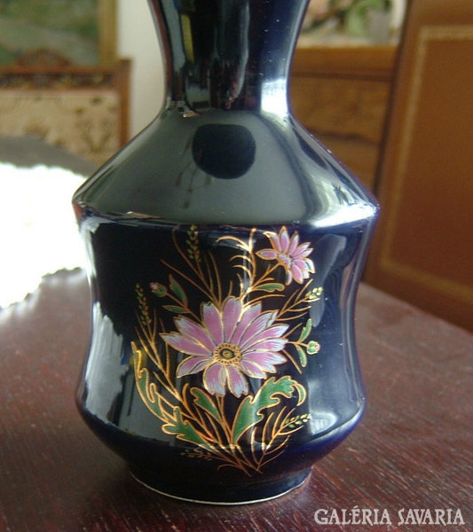 Álomszép Veritable blue De Jour váza - kobaltkép váza