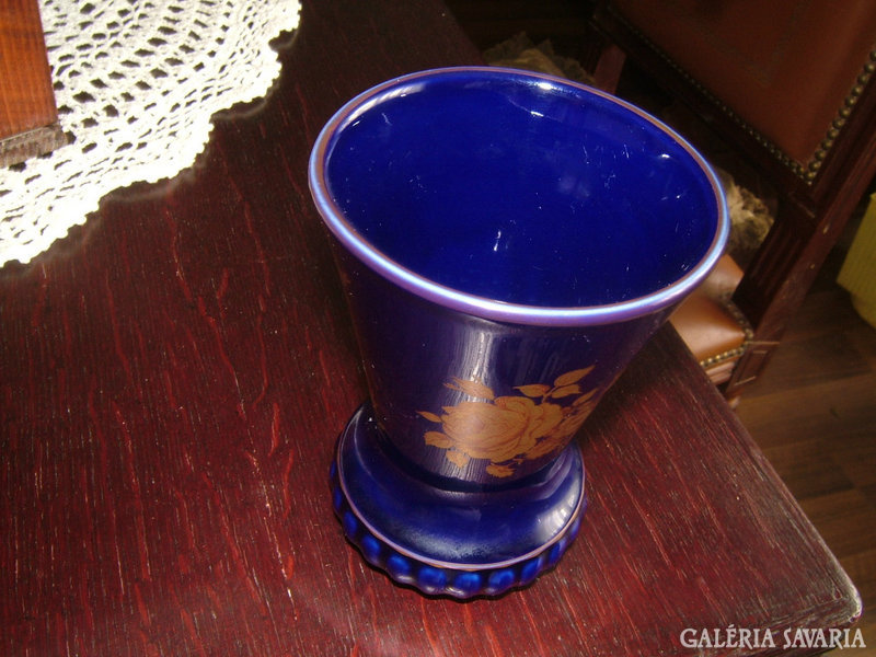 22 karátos Echt Cobalt Bareuther Waldsatsen váza