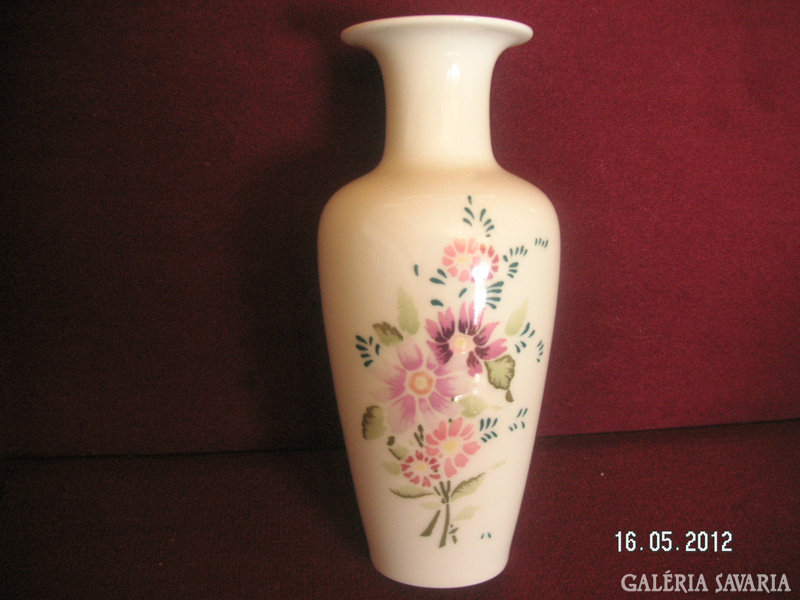 Zsolnay, hand-painted vase, 28 cm, good condition, for sale!