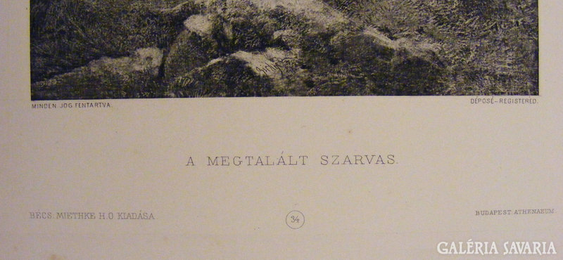Zichy Mihály heliogravuer  1897 Bécs 