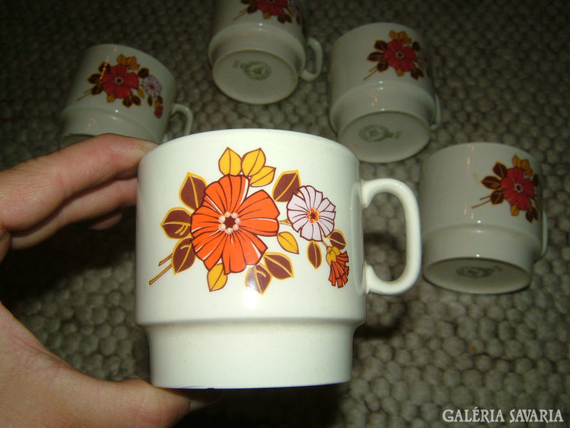Pagnossin earthenware olasz Treviso csészék 5db