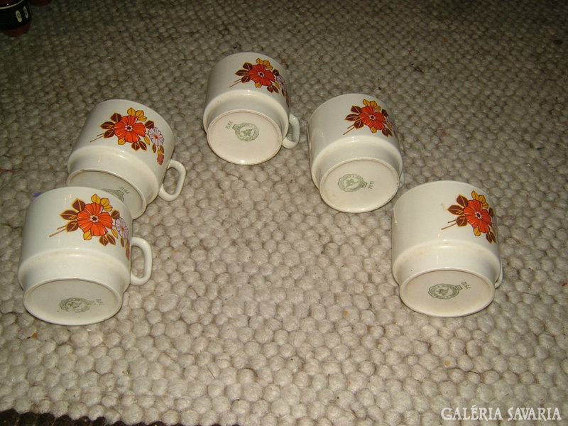 Pagnossin earthenware olasz Treviso csészék 5db