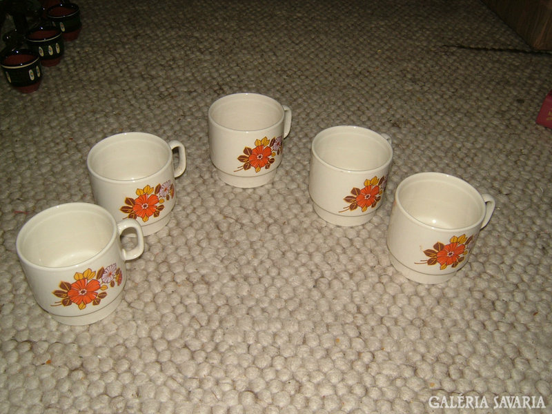 Pagnossin earthenware olasz Treviso csészék 5db