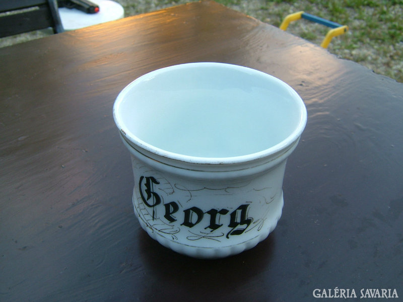Antique Art Nouveau hand painted georgia mug cup> georg