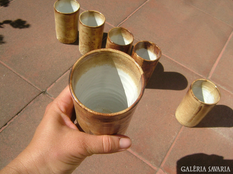 Austrian ceramic artist Kurt Pieber > 6 cups