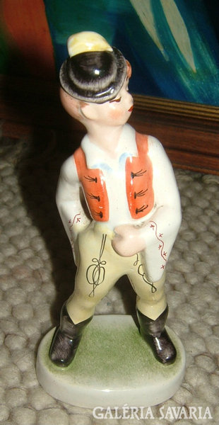 Marked, hand-painted rare bachelor figure