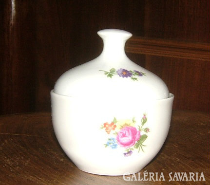 Retro, old GDR German Kahla porcelain sugar bowl