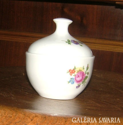 Retro, old GDR German Kahla porcelain sugar bowl