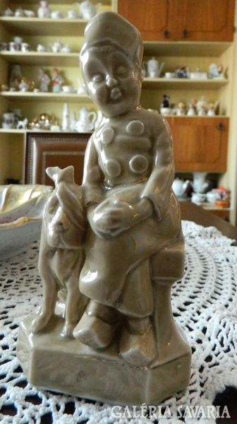 Svejk the old soldier - numbered old porcelain figurine