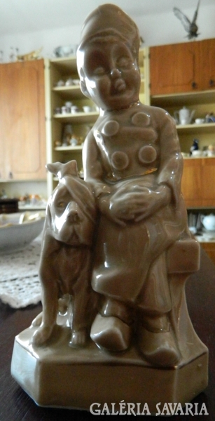 Svejk the old soldier - numbered old porcelain figurine