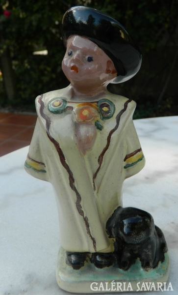Antique ceramic figure from around 1940 > pulis child