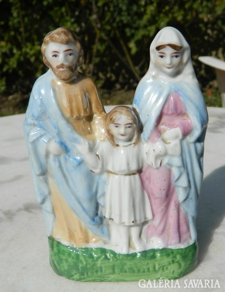 Antik kb. 80 éves szoborcsoport - szent család