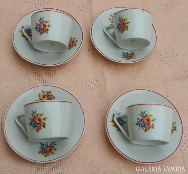 Old Raven House cup set with saucer and small plate