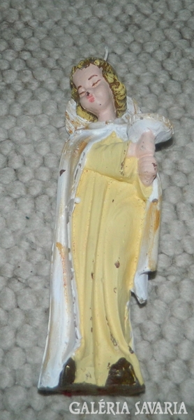 Approx. 100-year-old hand-painted Christmas angel candle
