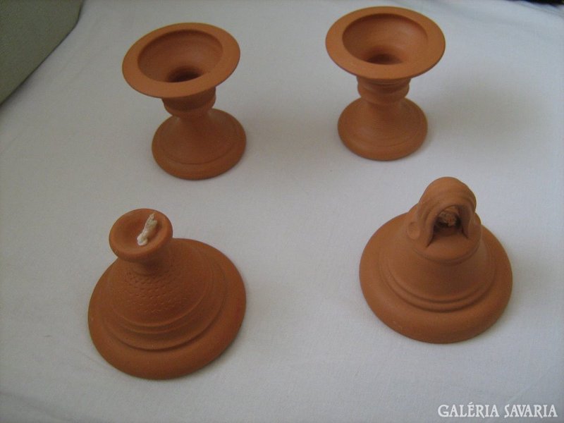 Tile candlesticks and bells