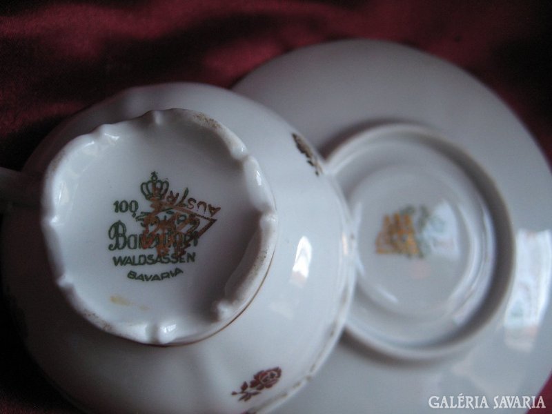 Bavaria aranyozott teás csésze & alj