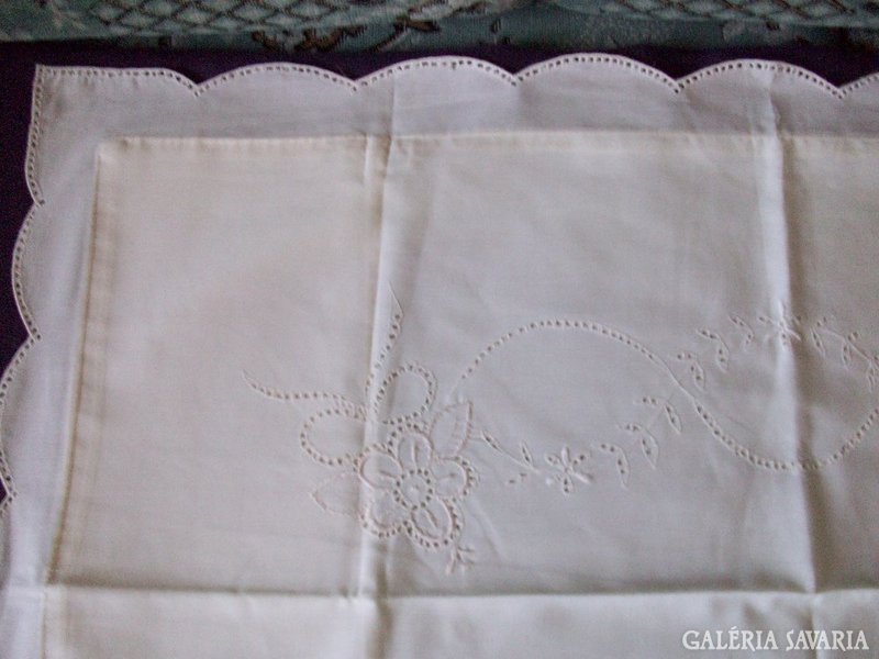 Embroidered (machine) large pillowcase pillowcase