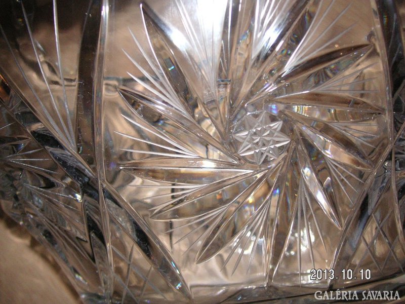 Huge crystal basket