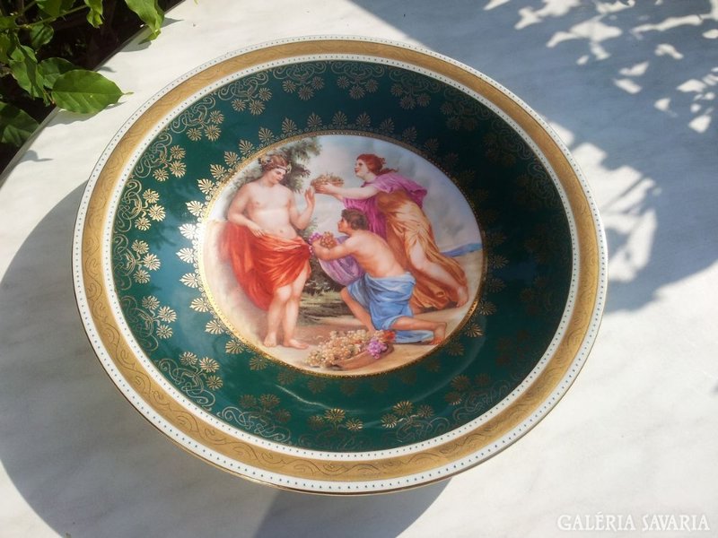 Alt wien decorative plate, carlsbad, 30 cm!