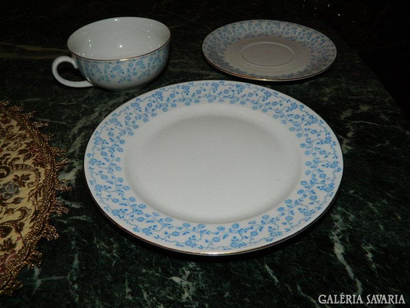 Marked Swiss porcelain breakfast set