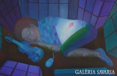 Ilyés Márta: Álmodó / Dreamer 2001