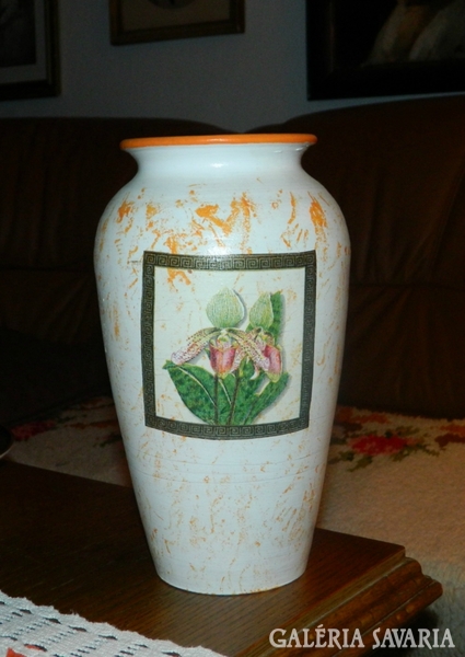 Modern kerámia váza 24cm!