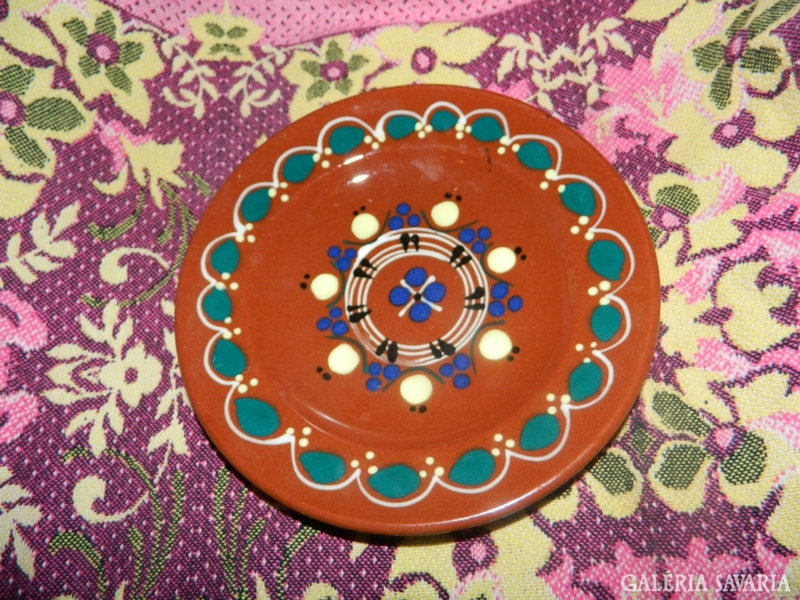 Városlőd majolica wall plate - decorative plate