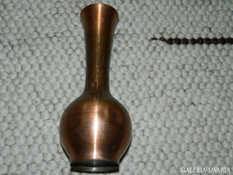 Antik ca. 100 éves kézzel kalapált réz váza