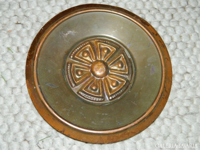 Old craft copper wall plate