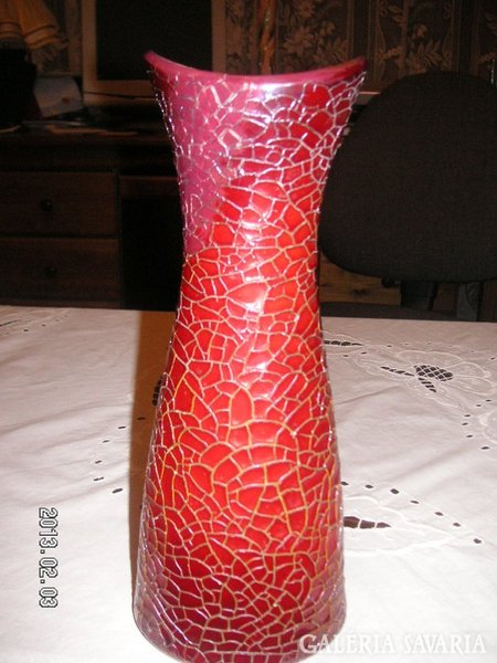 Zsolnay cracked vase
