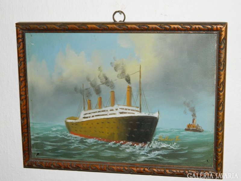 Haller f. > Marked antique oil / canvas painting