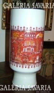 Special Wallendorf numbered large vase
