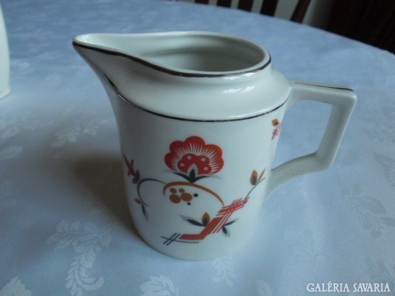 Old zsolnay large milk / cream spout