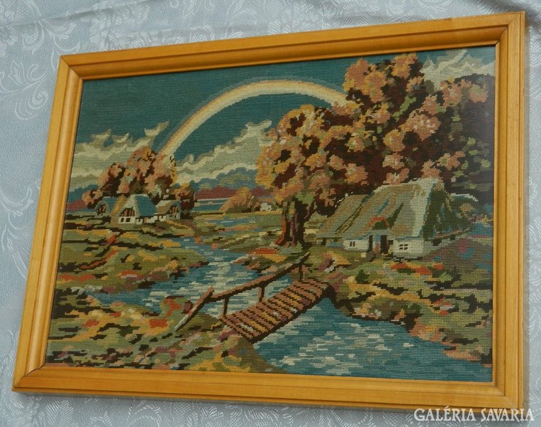 Landscape and rainbow - tapestry (excellent quality)