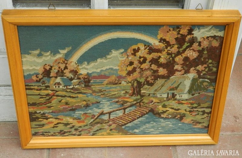 Landscape and rainbow - tapestry (excellent quality)