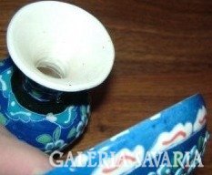 Very nice ceramic handicraft: vase and bowl