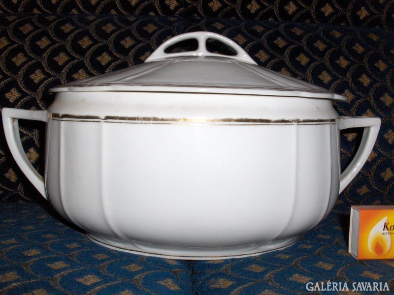 Antique mcp Czechoslovak porcelain soup bowl