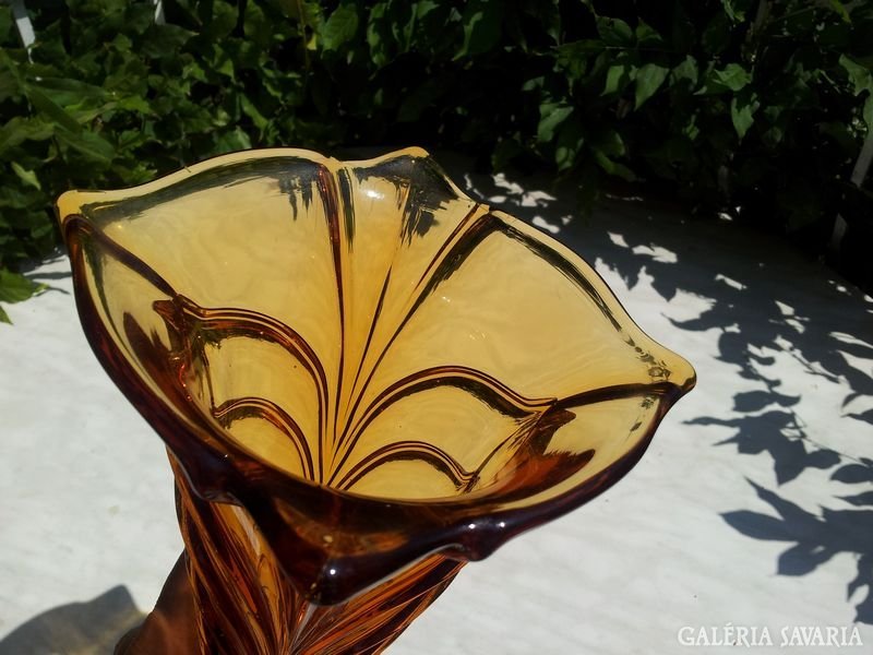 Art deco brockwitz glass vase