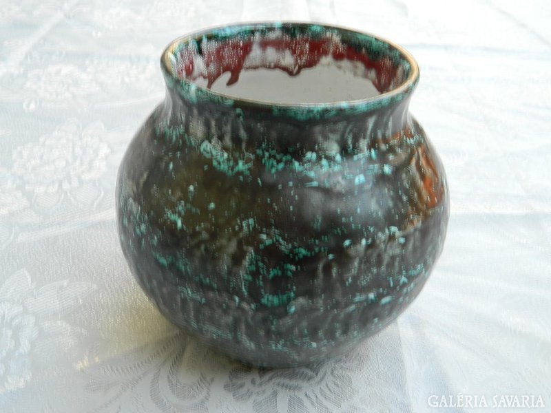 Applied art large hollow ceramic vase