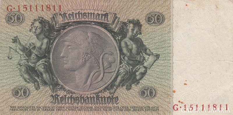 Német 50 Reichs Mark 1933